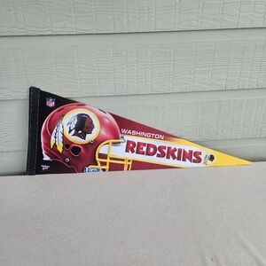 Washington Redskins NFL Logo Football Horizontal Pennant Wincraft Felt